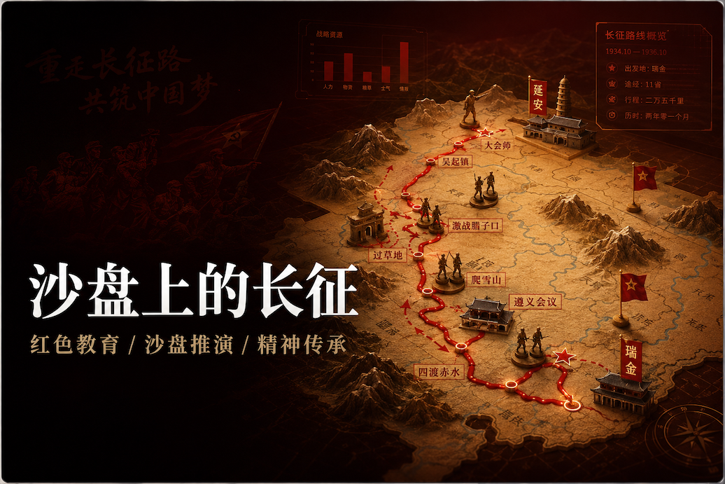 长征红色沙盘
